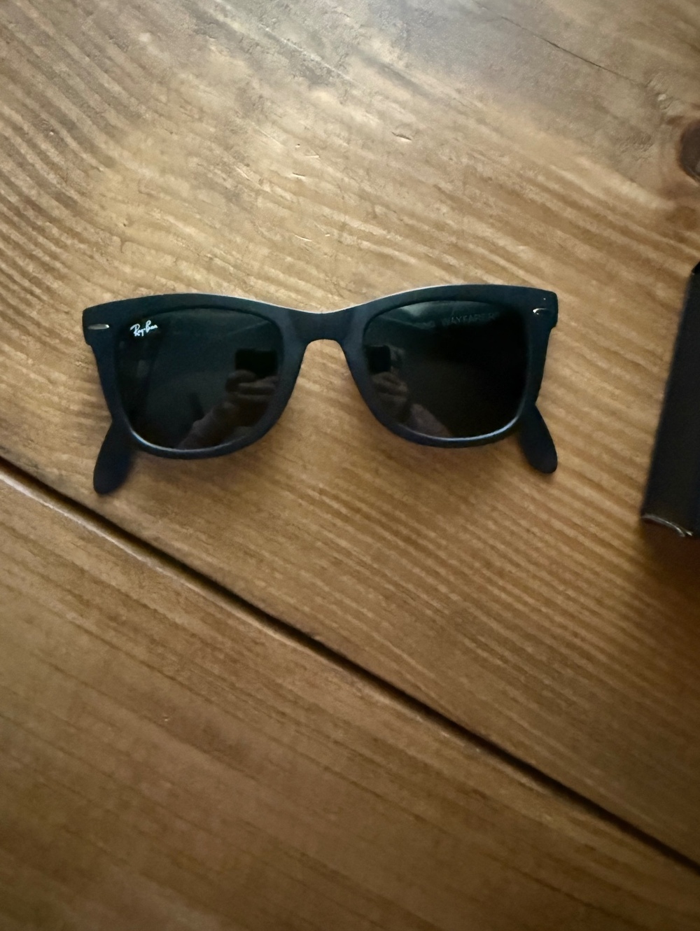 Ray-Ban Folding Wayfarer Sunglasses RB4105 Matte Black